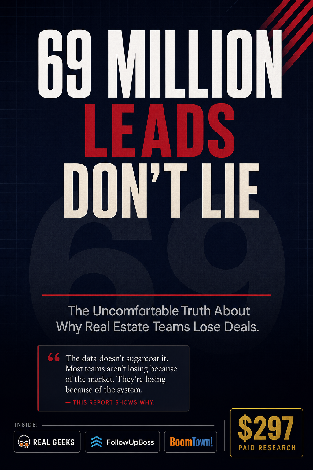 69 Million Leads Don’t Lie: The Practitioner’s Edition, book artwork